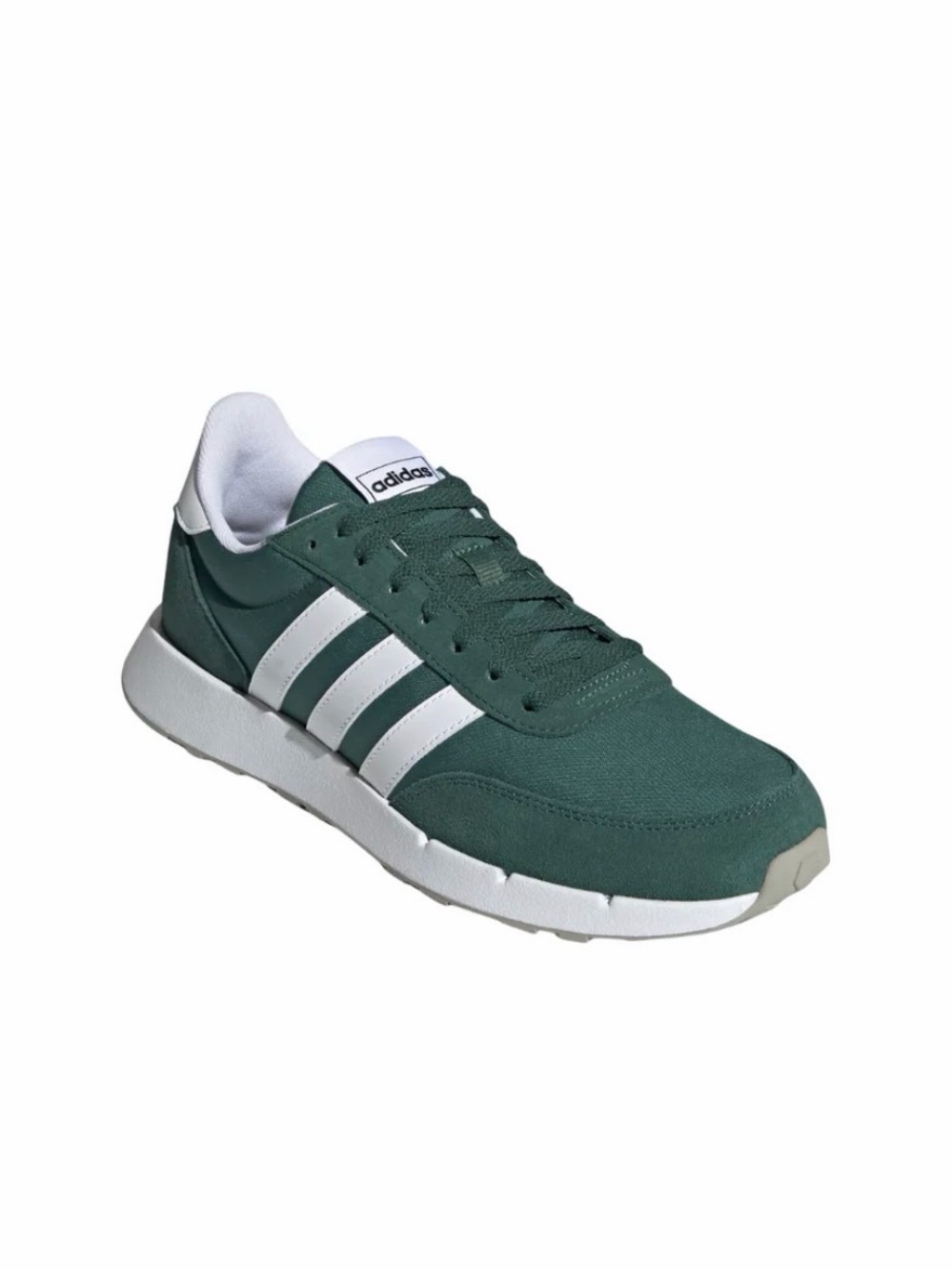 adidas Men's Green and White Athletic Sneaker